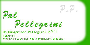 pal pellegrini business card